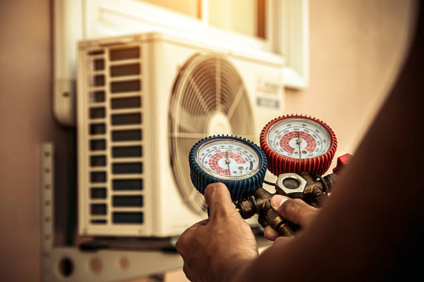 Professional Hvac technician working in Butner, NC